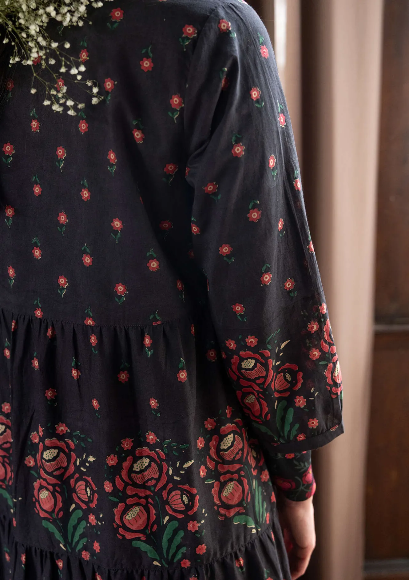 Gudrun Sjödén Vävd klänning "Asta" i ekologisk bomull