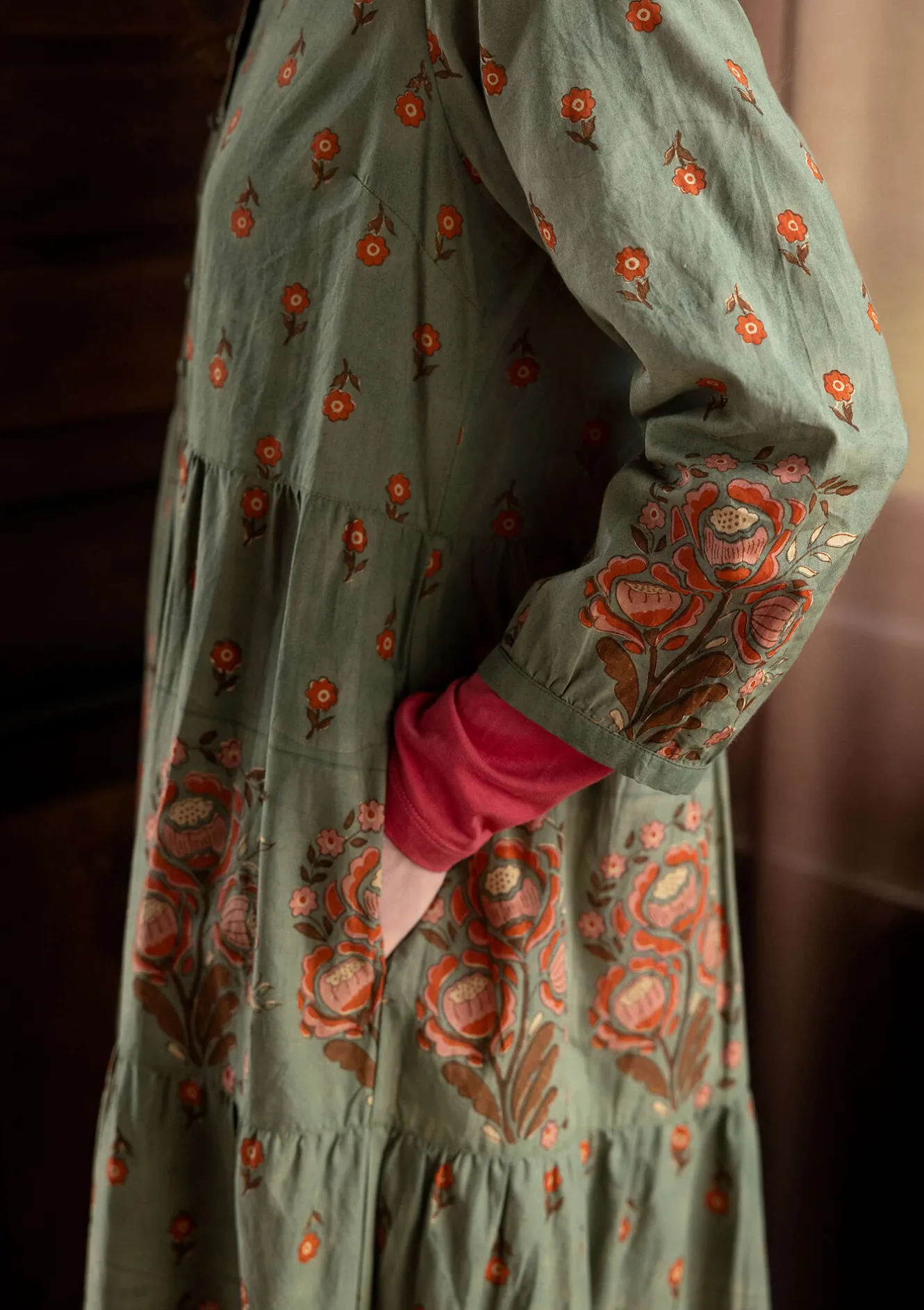 Gudrun Sjödén Vävd klänning "Asta" i ekologisk bomull