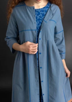 Gudrun Sjödén Vävd klänning ”Ava” i ekologisk bomull