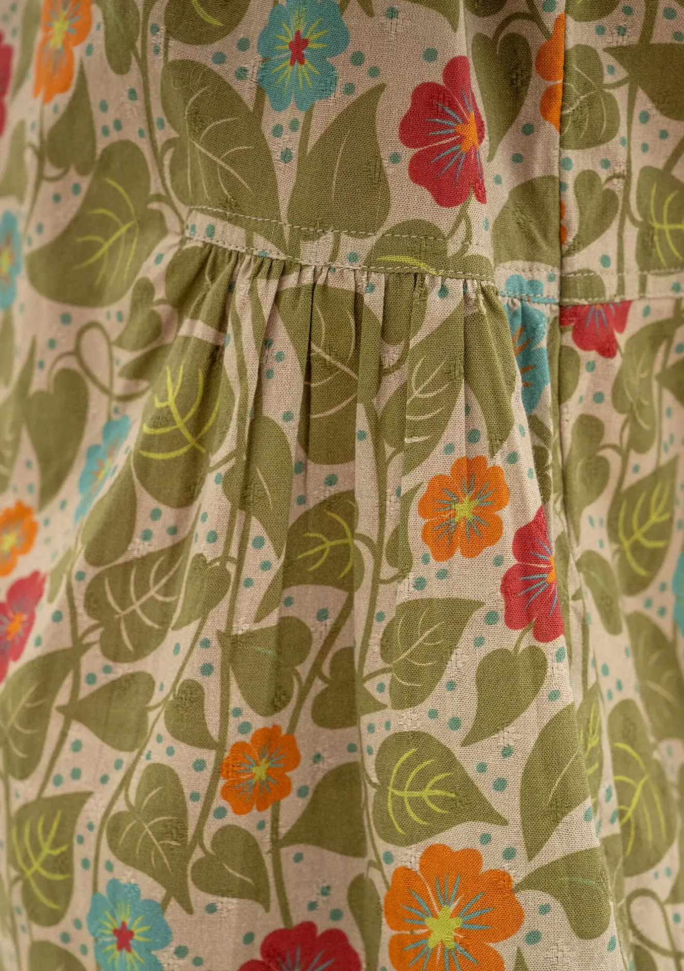 Gudrun Sjödén Vävd klänning "Borealis" i ekologisk bomull