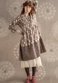 Gudrun Sjödén Vävd klänning "Clay" i ekologisk bomull