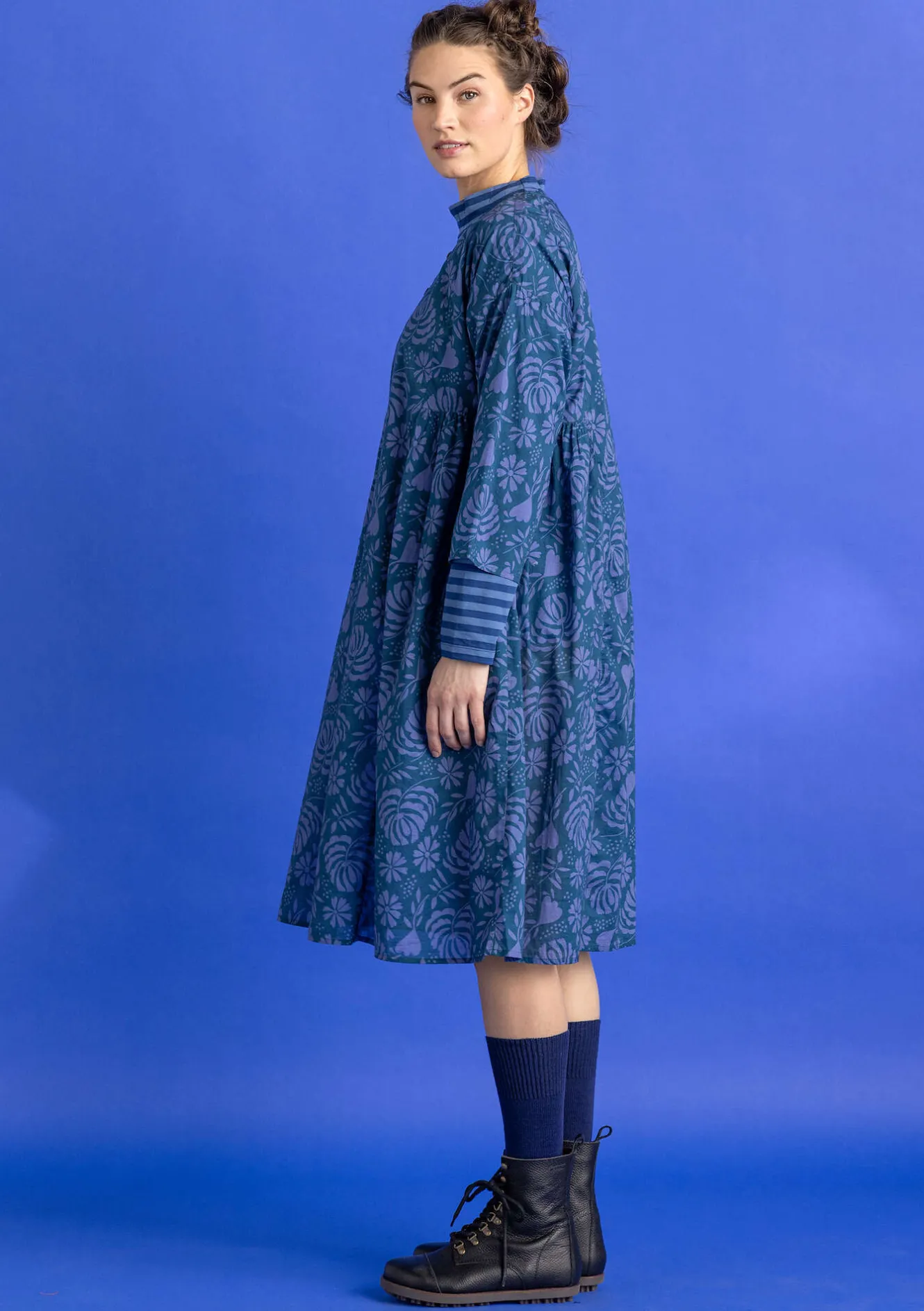 Gudrun Sjödén Vävd klänning ”Hedda” i ekologisk bomull