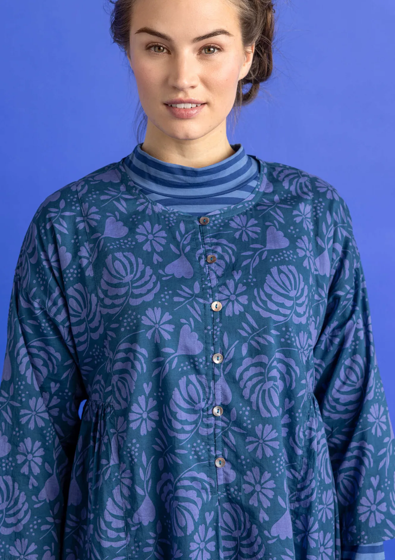 Gudrun Sjödén Vävd klänning ”Hedda” i ekologisk bomull