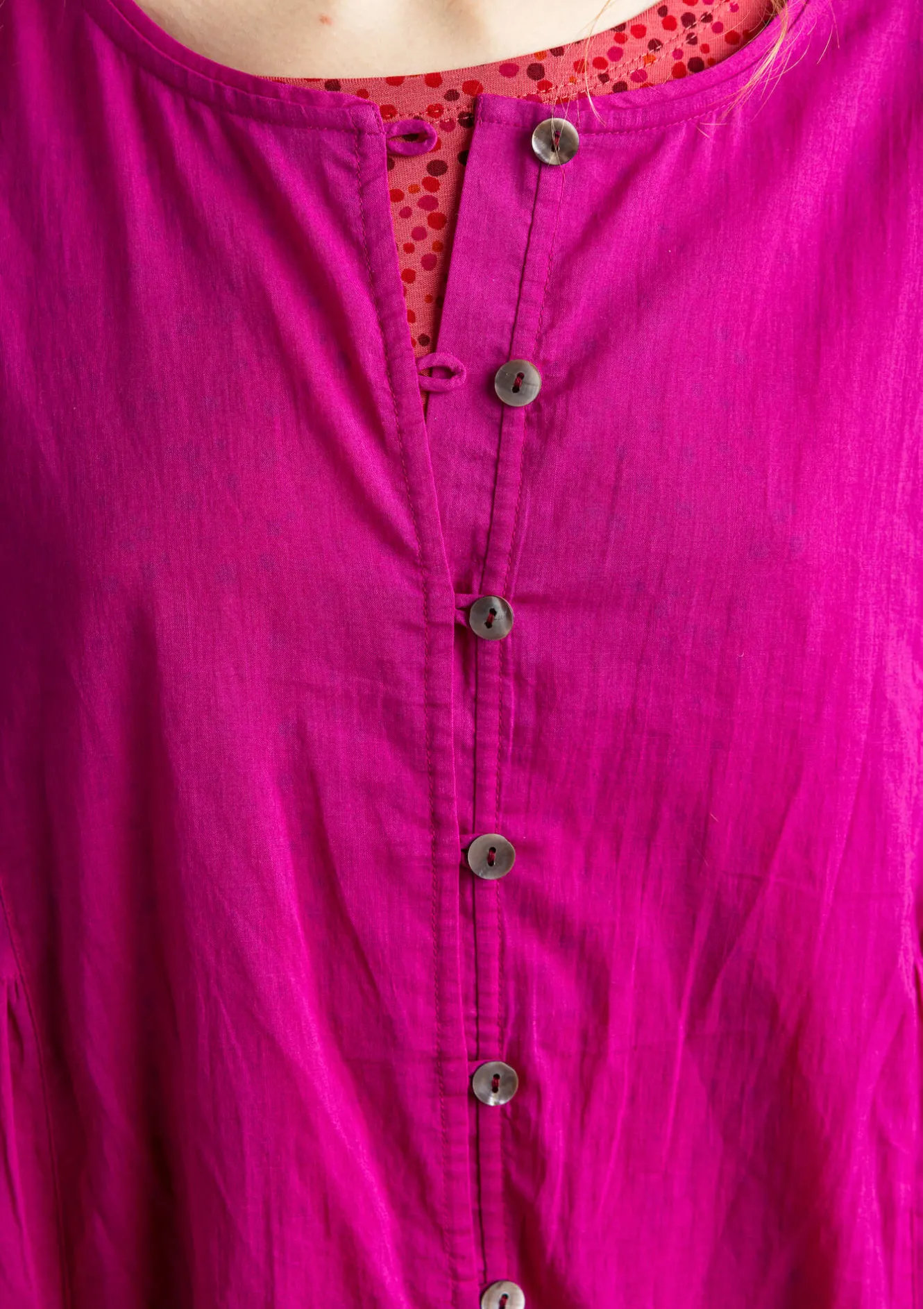 Gudrun Sjödén Vävd klänning ”Hedda” i ekologisk bomull