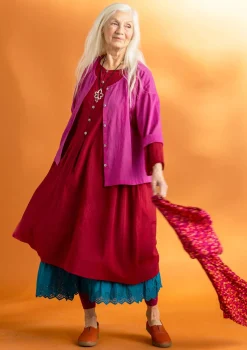 Gudrun Sjödén Vävd klänning ”Hedda” i ekologisk bomull