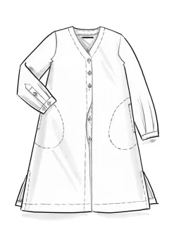 Gudrun Sjödén Vävd klänning i ekologisk bomull/lin