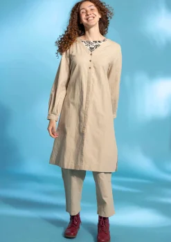 Gudrun Sjödén Vävd klänning i ekologisk bomull/lin