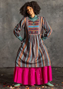 Gudrun Sjödén Vävd klänning "Jaipur" i ull/bomull