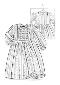 Gudrun Sjödén Vävd klänning 