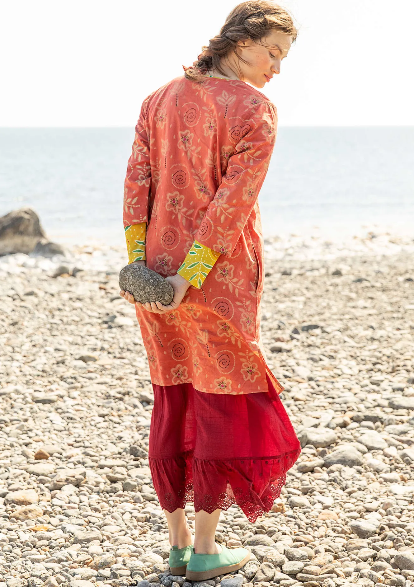 Gudrun Sjödén Vävd klänning "Kamala" i ekologisk bomull