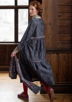 Gudrun Sjödén Vävd klänning "Kamelia" i ekologisk bomull/siden