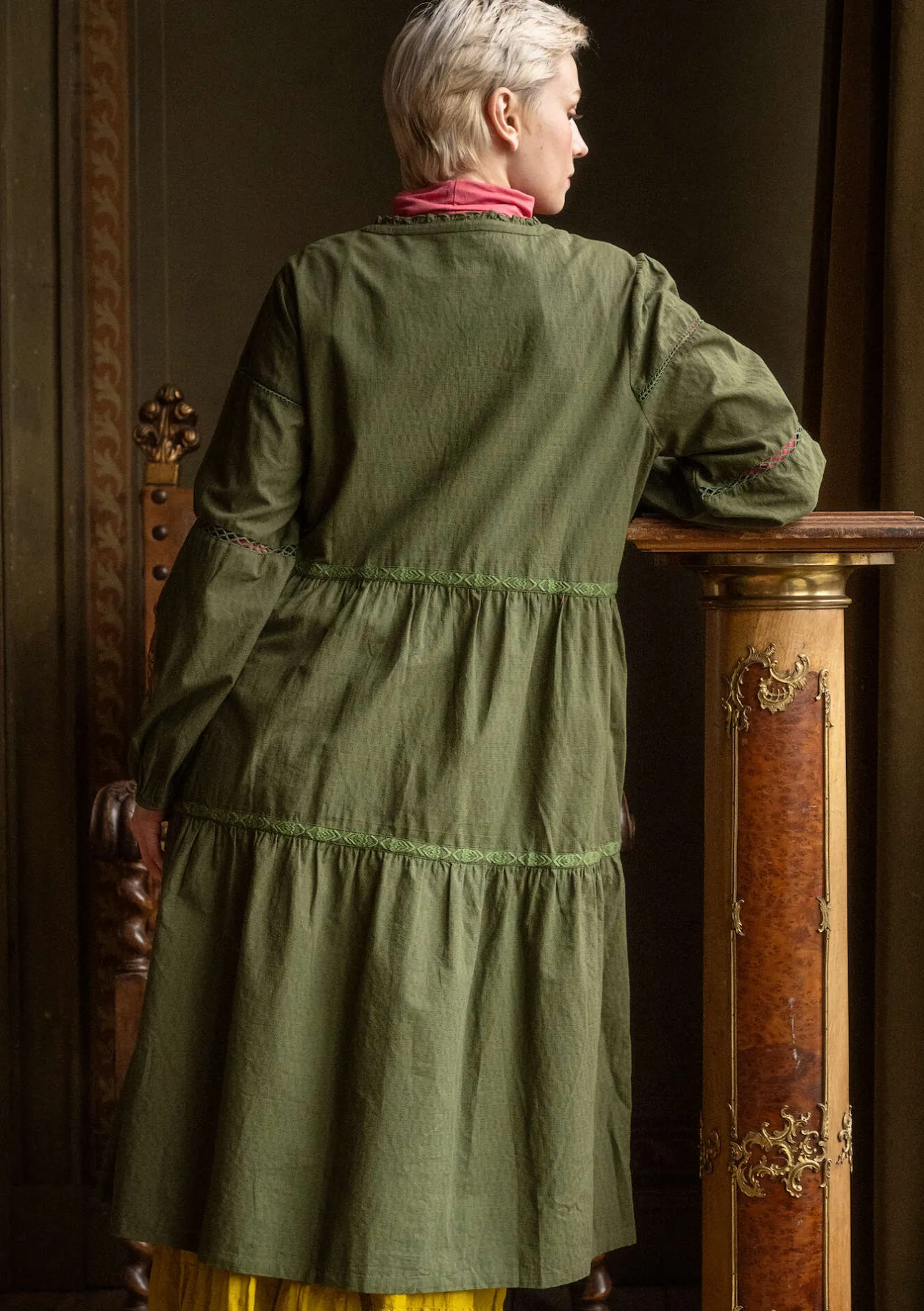 Gudrun Sjödén Vävd klänning "Åland" i ekologisk bomull