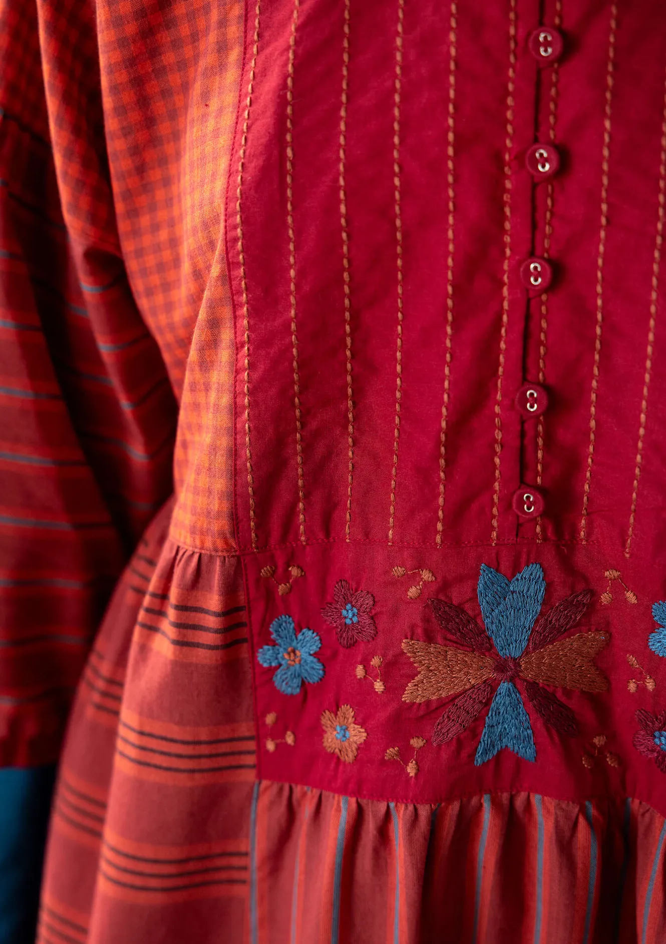 Gudrun Sjödén Vävd klänning "Sofia" i ekologisk bomull