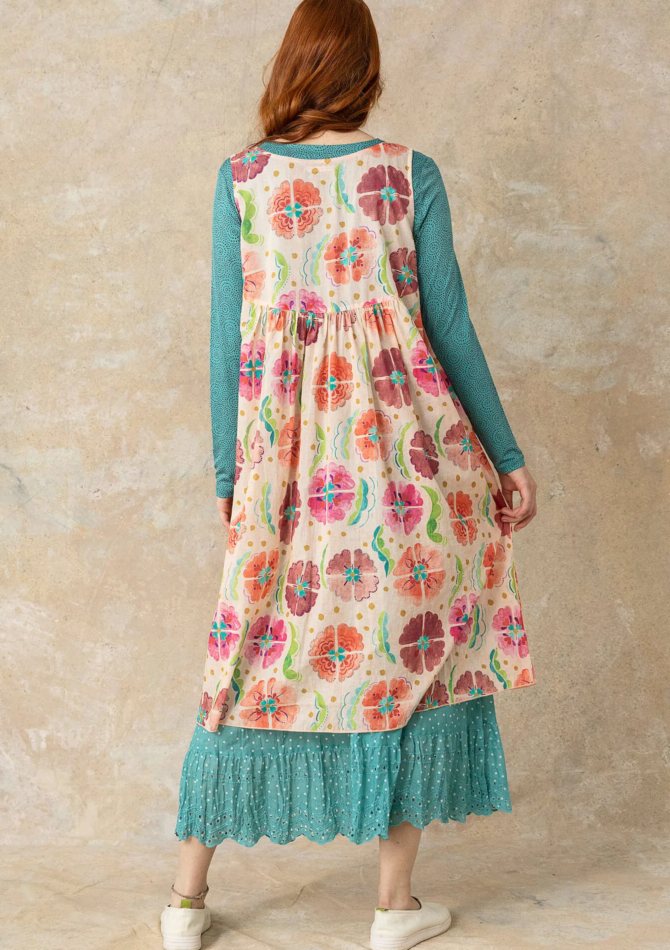 Gudrun Sjödén Vävd klänning "Öst" i ekologisk bomull