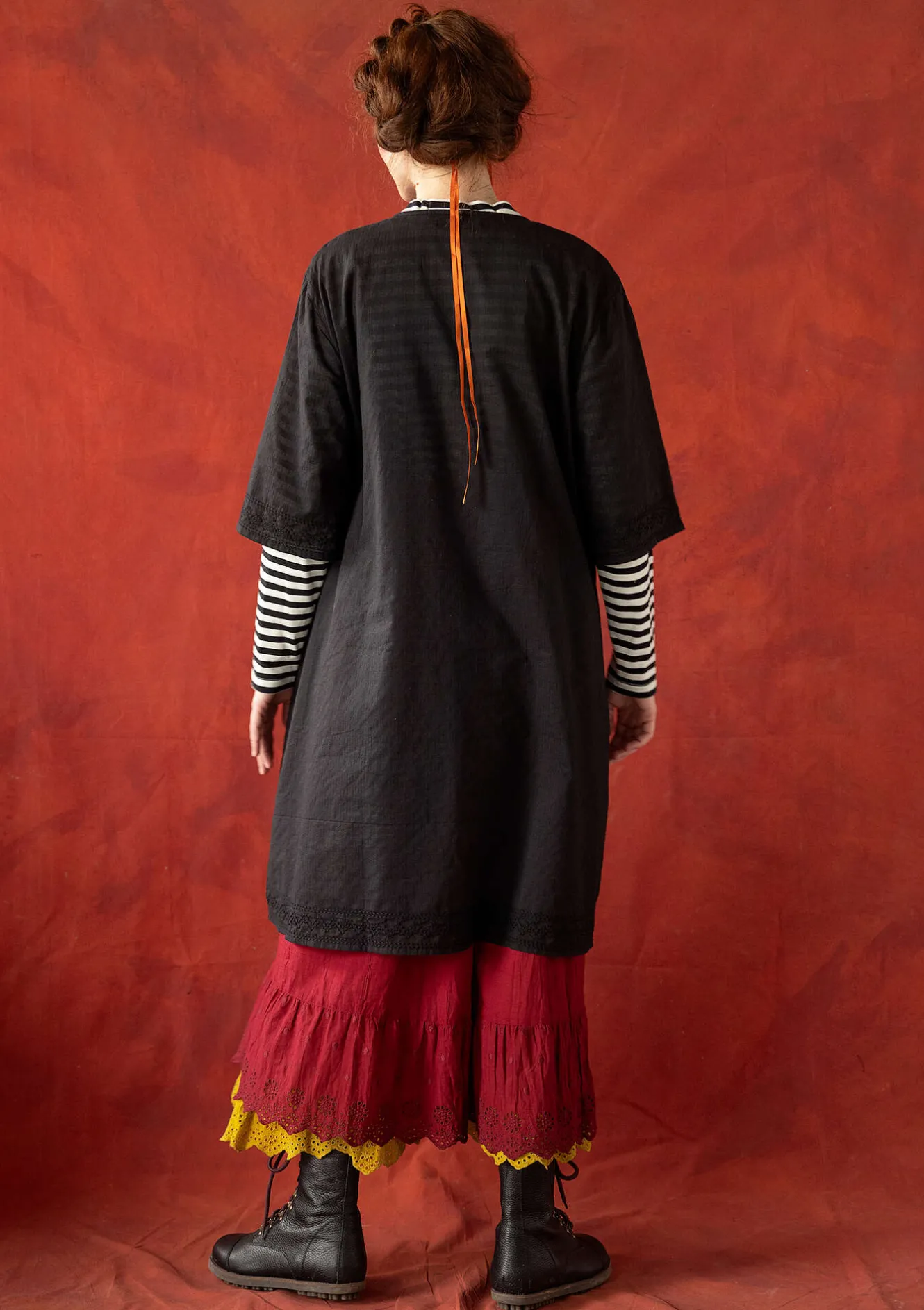 Gudrun Sjödén Vävd klänning "Wanja" i ekologisk bomull