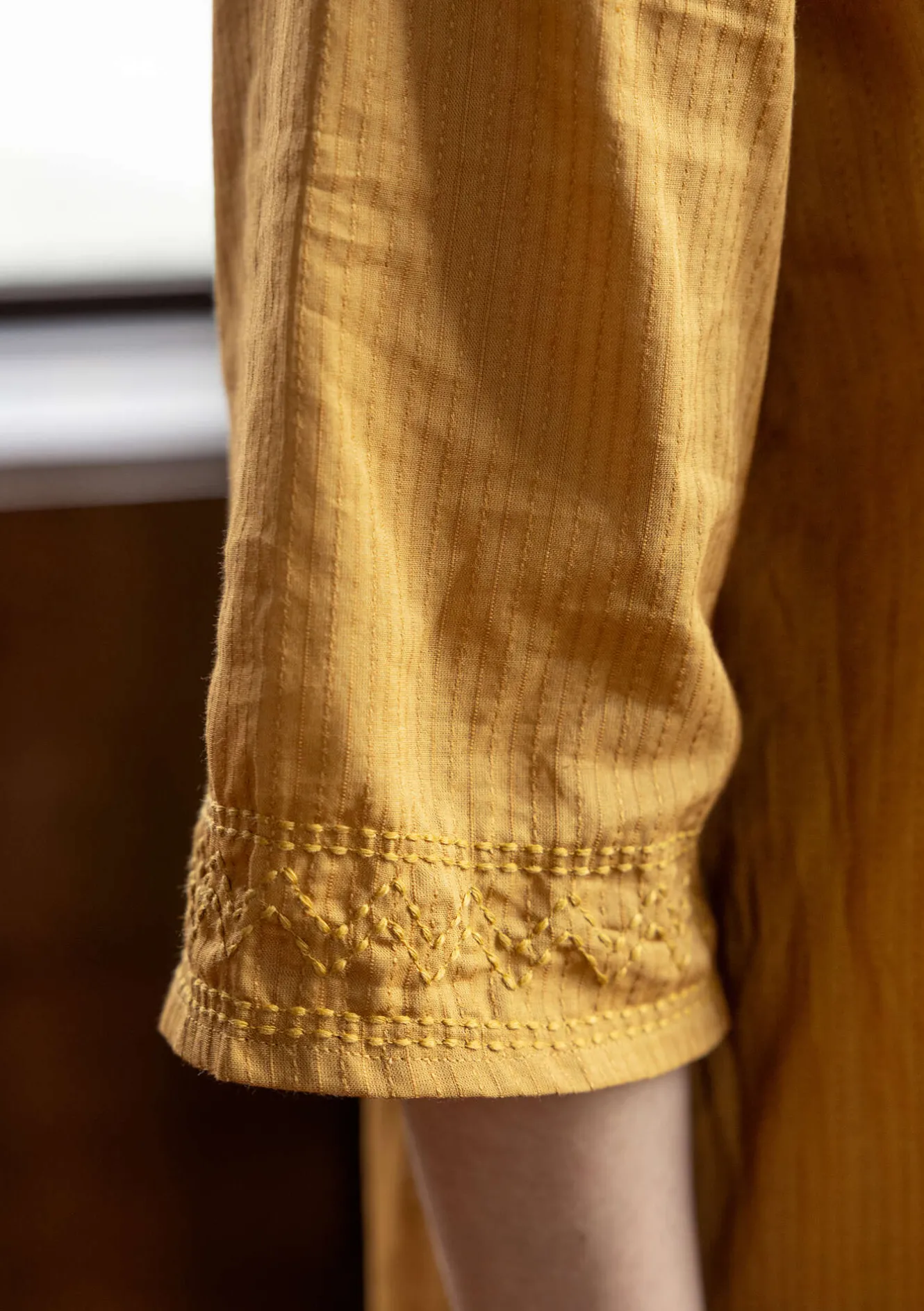 Gudrun Sjödén Vävd klänning "Wanja" i ekologisk bomull