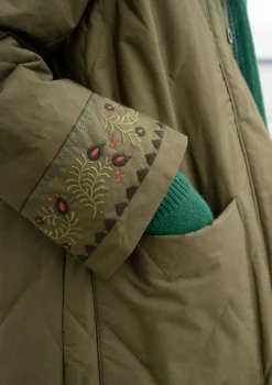 Gudrun Sjödén Vävd kviltad kappa