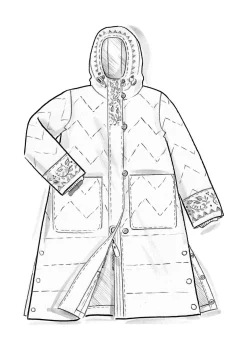 Gudrun Sjödén Vävd kviltad kappa