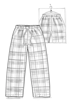 Gudrun Sjödén Vävd pyjamasbyxa 