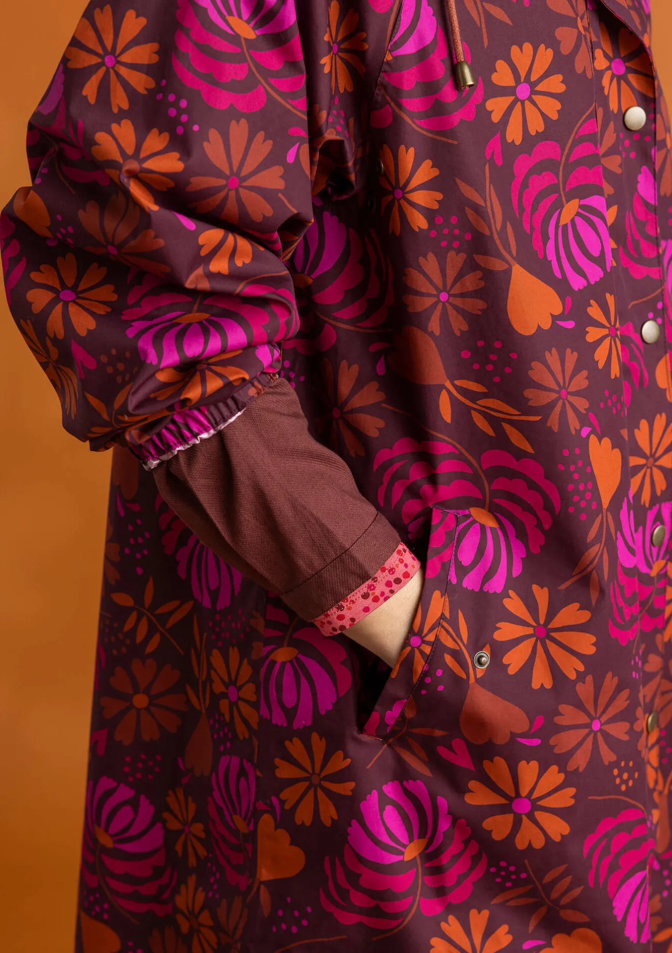 Gudrun Sjödén Vävd regnjacka ”Hedda” i ekologisk bomull