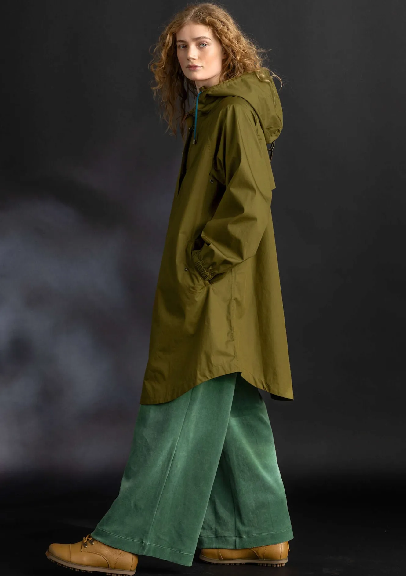 Gudrun Sjödén Vävd regnjacka ”Hedda” i ekologisk bomull