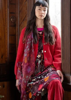 Gudrun Sjödén Vävd sjal "Fyrverkeri" i ull