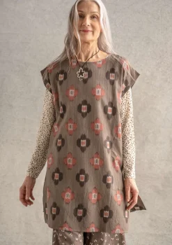 Gudrun Sjödén Vävd tunika "Harda" i bomull