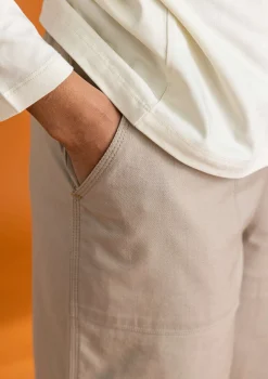 Gudrun Sjödén Vävd twillbyxa i ekologisk bomull