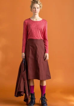 Gudrun Sjödén Vävd twillkjol i ekologisk bomull