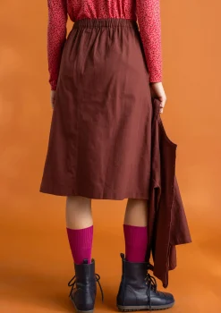 Gudrun Sjödén Vävd twillkjol i ekologisk bomull