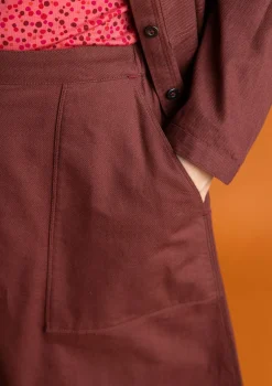 Gudrun Sjödén Vävd twillkjol i ekologisk bomull