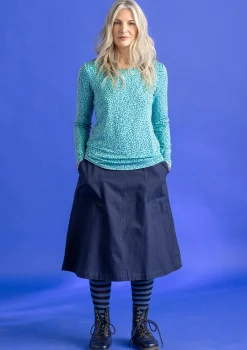 Gudrun Sjödén Vävd twillkjol i ekologisk bomull