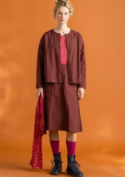 Gudrun Sjödén Vävd twillskjorta i ekologisk bomull