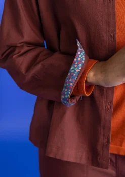 Gudrun Sjödén Vävd twillskjorta i ekologisk bomull