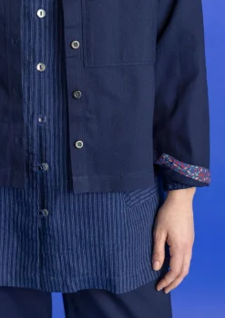 Gudrun Sjödén Vävd twillskjorta i ekologisk bomull