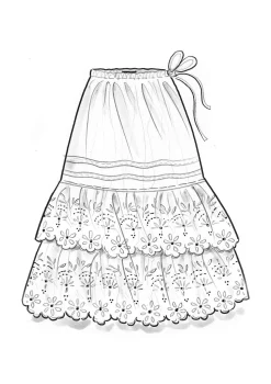 Gudrun Sjödén Vävd underkjol i ekologisk bomull