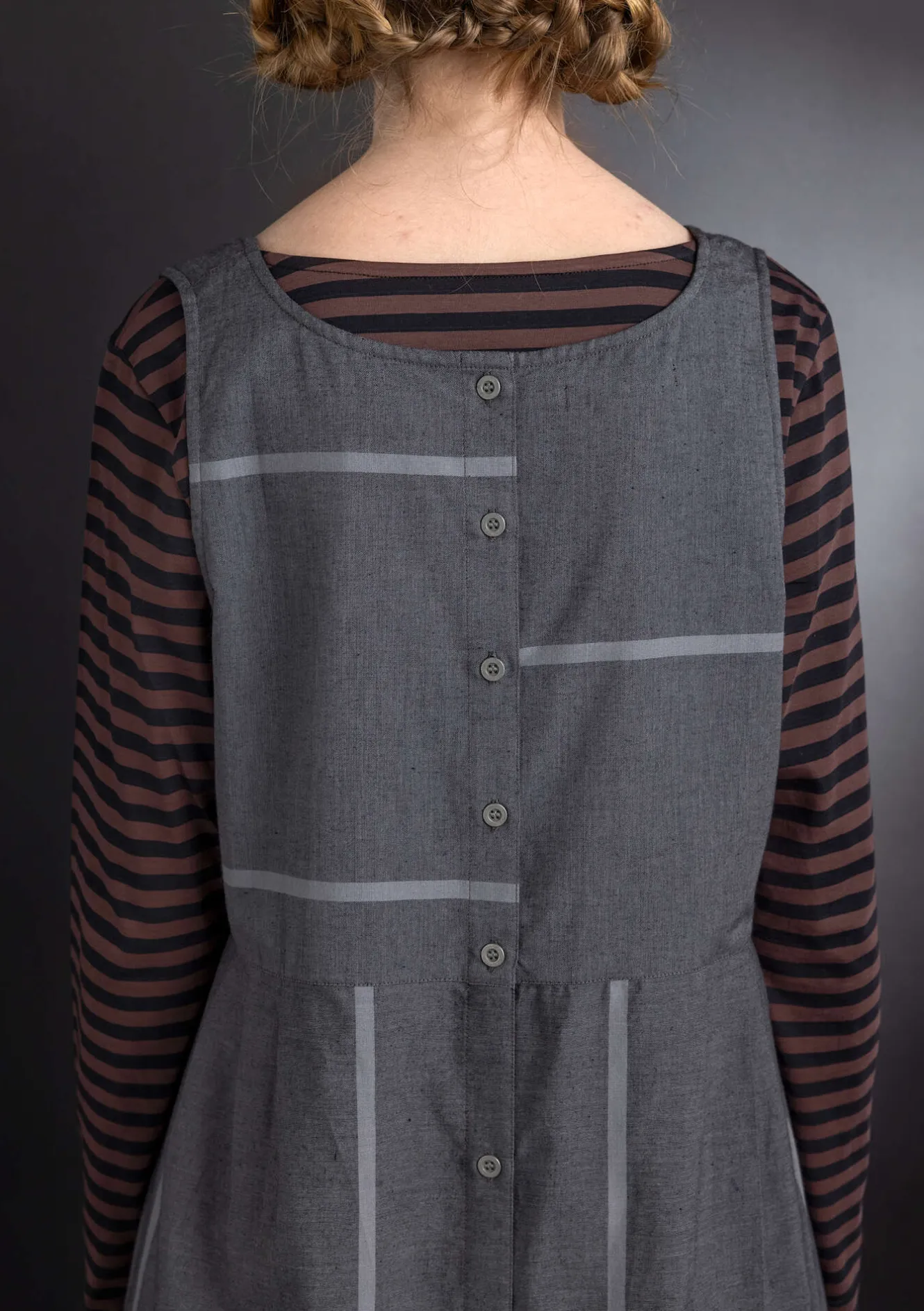 Gudrun Sjödén Vävd västklänning ”Ava” i ekologisk bomull